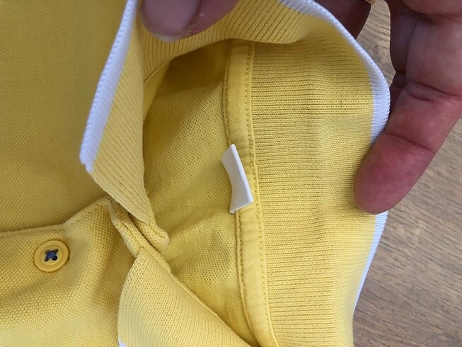 4 Yaş Beden sarı Renk Sıfır erkek çocuk Polo yaka tişört