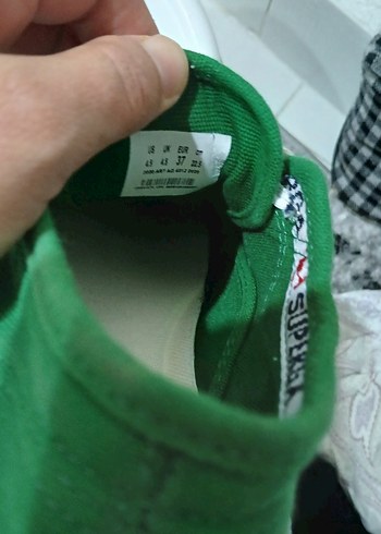 37 Beden superga marka Yeşil Kadın Spor Ayakkabı