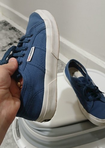 Superga Kadın Mavi Denim Sneakers superga marka