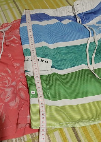 3lu Renkli Batik Desenli Şort - Görsel 12