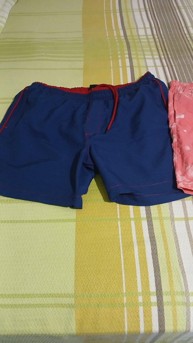 3lu Renkli Batik Desenli Şort - Görsel 4