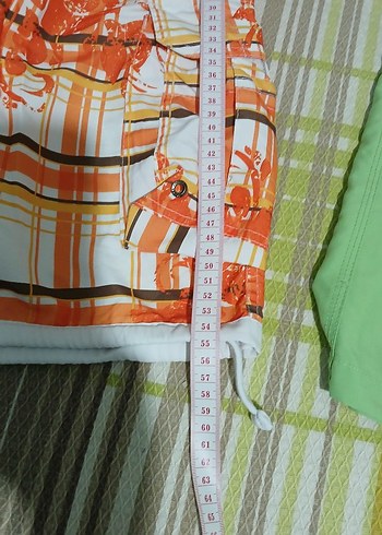 Renkli Bağcıklı Erkek Yüzme Şortu - Görsel 6