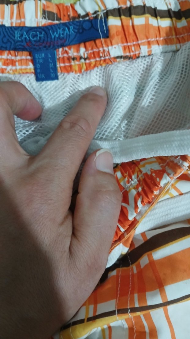 Renkli Bağcıklı Erkek Yüzme Şortu - Görsel 4