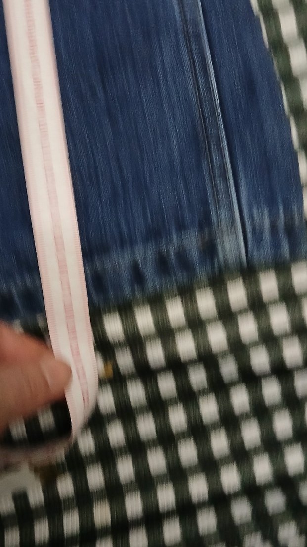 Düğmeli Mavi Kadın Kot Pantolon ihrac fazlasi - Görsel 3