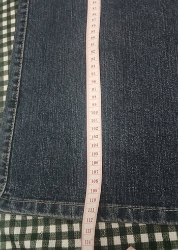 Kadın Lacivert Kot Pantolon ihrac fazlasi ürün - Görsel 6