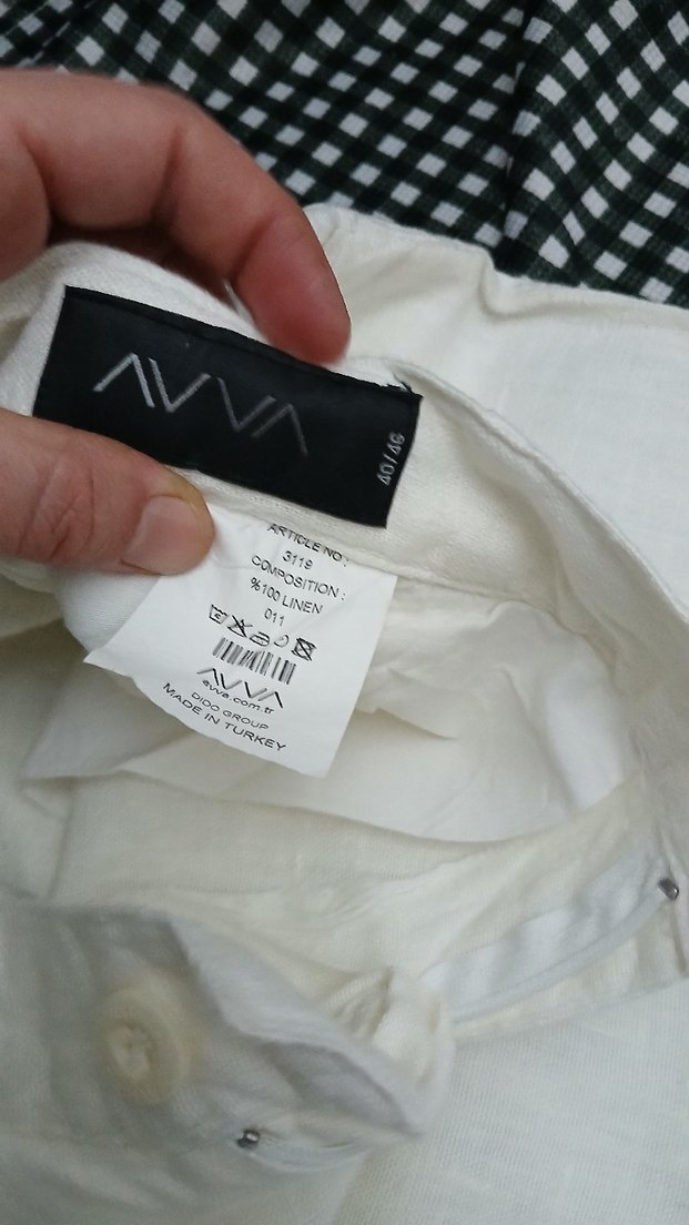 Avva marka keten pantolon - Görsel 3