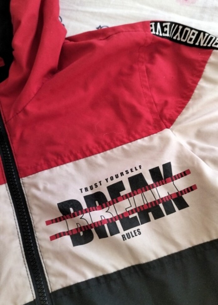 Çocuk 11/12 yaş yağmurluk,mevsimlik  - Görsel 2