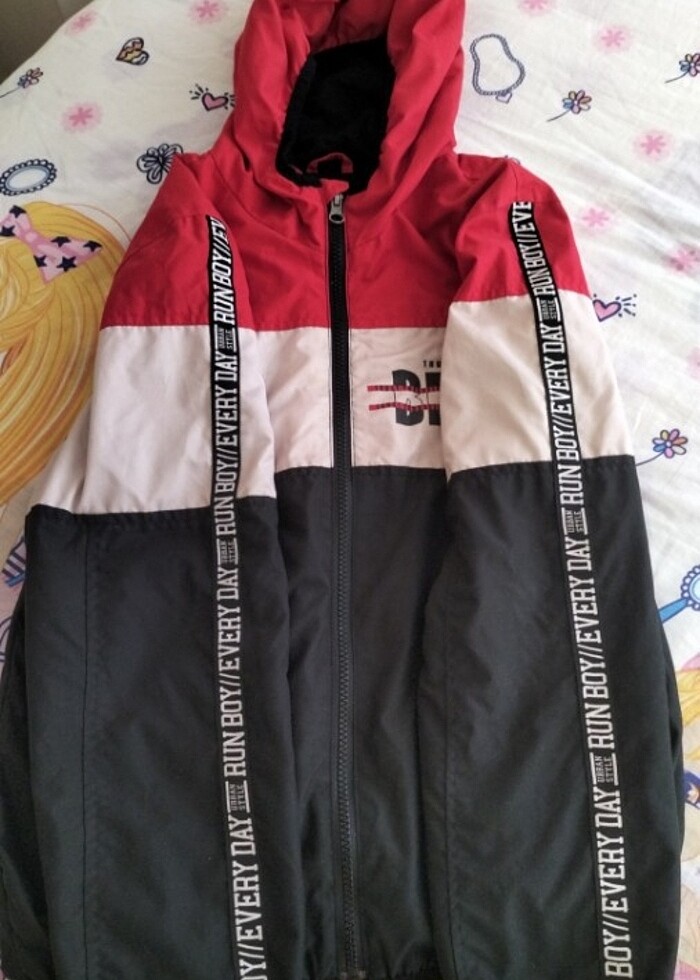 Çocuk 11/12 yaş yağmurluk,mevsimlik  - Görsel 3