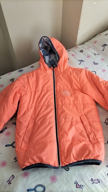 Decalthon 12 yaş çift taraflı mont - Görsel 5