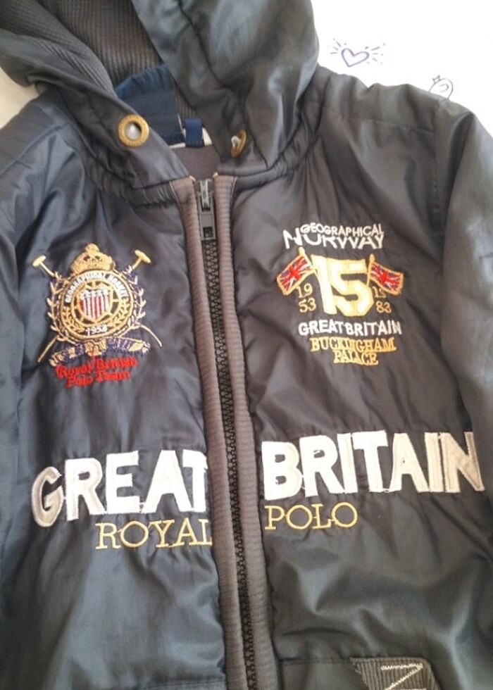 Geographical norway 10 yaş mevsimlik mont - Görsel 3