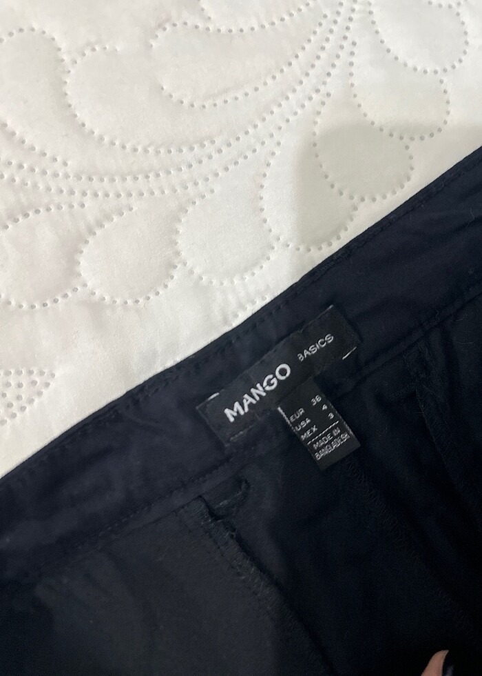 Mango siyah cigarette pantolon - Görsel 3