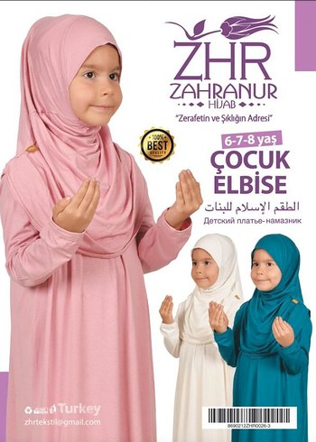 kız çocuk namaz elbisesi