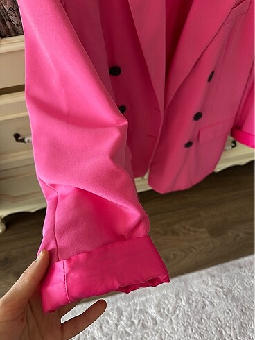 m Beden pembe Renk Blazer ceket