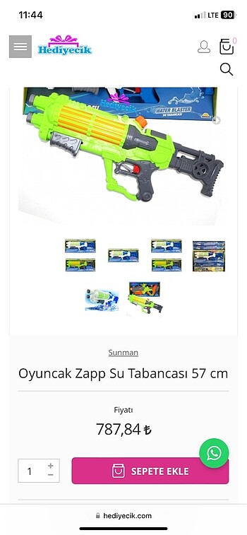 Zapp su tabancasi 57 cm / sunman