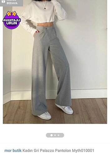 Yüksek bel bol paça pantolon