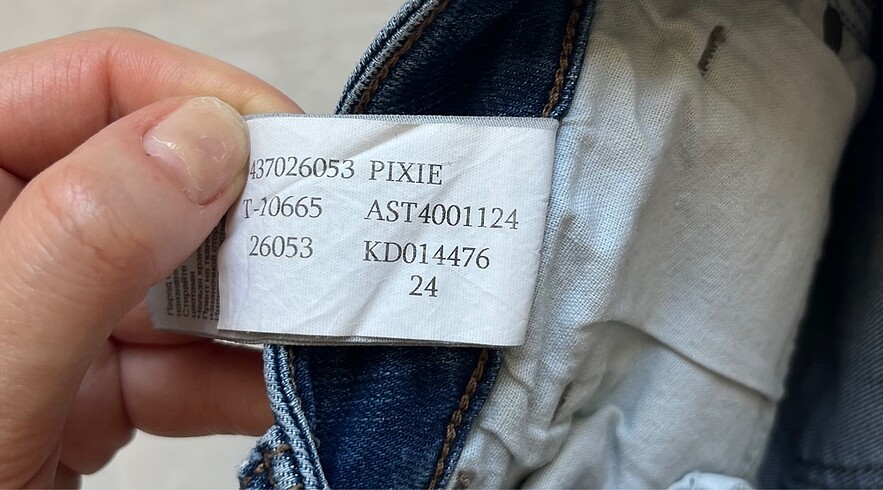 xs Beden lacivert Renk Mavi Jeans Kot Şort