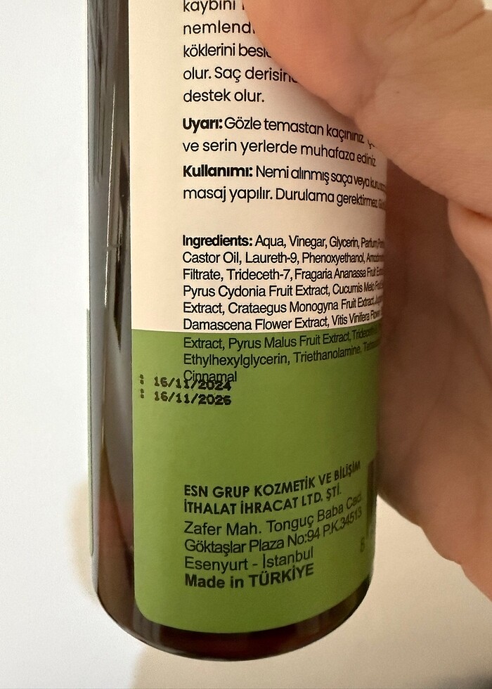 Saç tonik - Görsel 2