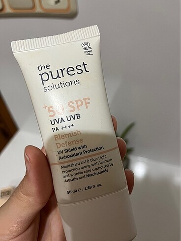 Diğer The Purest 50 SPF güneş kremi