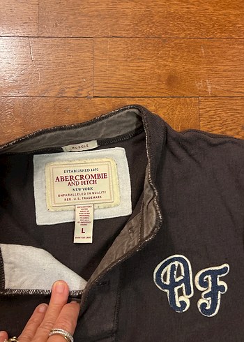 Abercrombie&fitch önden düğmeli erkek sweatshirt - Görsel 2