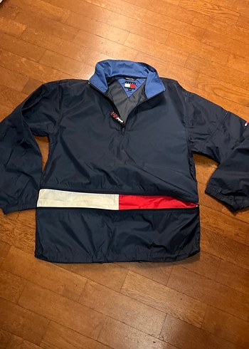 Kadın tommy hilfiger Lacivert Fermuarlı yağmurluk - Görsel 5