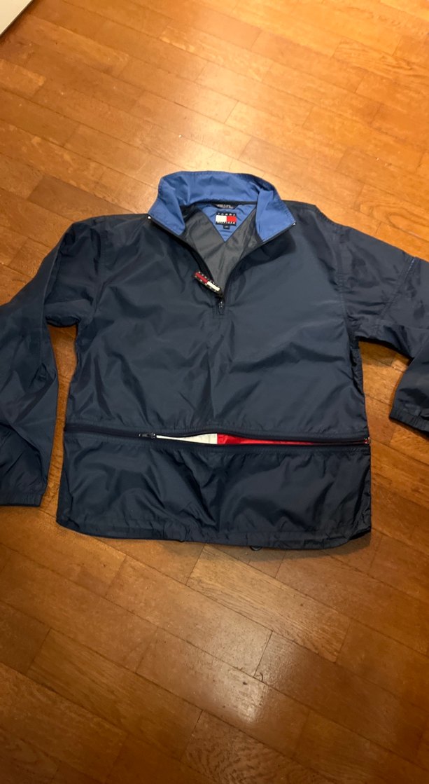 Kadın tommy hilfiger Lacivert Fermuarlı yağmurluk - Görsel 4