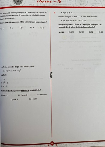Beden BARIŞ YAYINLARI AYT İLK 10 SORU