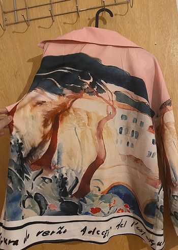 Temu, Temalı Baskılı Uzun Kollu Gömlek - Görsel 5