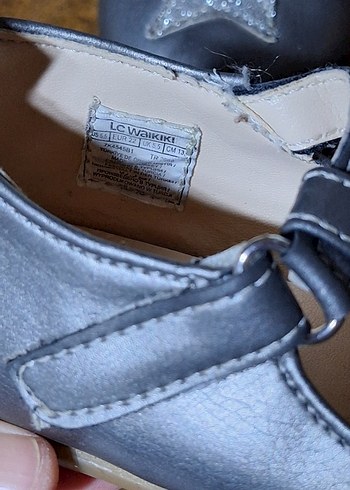 Kız Çocuk Gri Tokalı Babet Ayakkabı - Görsel 6