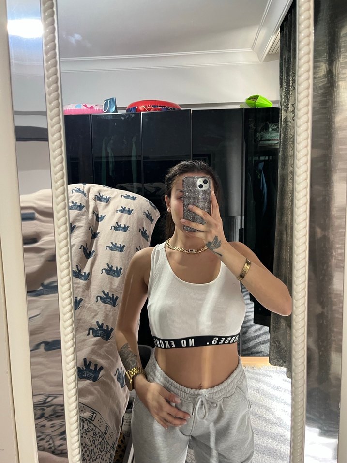 Kadın crop atlet - Görsel 2