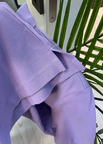 Erkek Mor Kısa Kollu Polo Tişört - Görsel 4