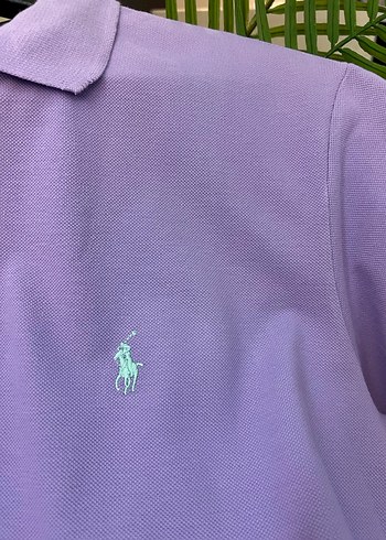 Erkek Mor Kısa Kollu Polo Tişört - Görsel 3