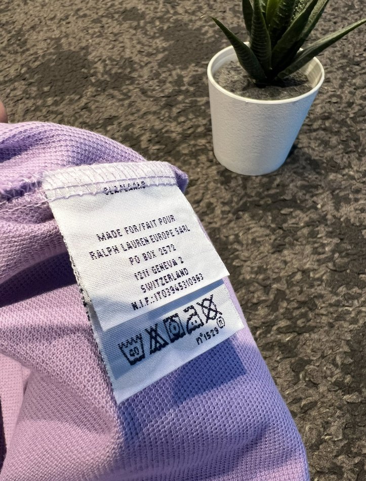 Erkek Mor Kısa Kollu Polo Tişört - Görsel 5