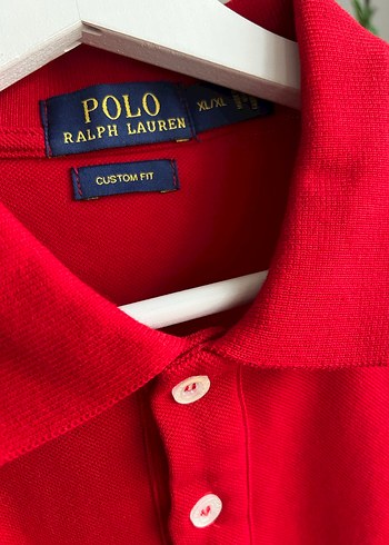 Kırmızı Polo Yaka Erkek Tişört - Görsel 3