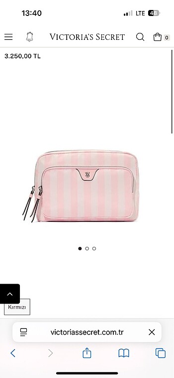 Victoria Secret makyaj çantası