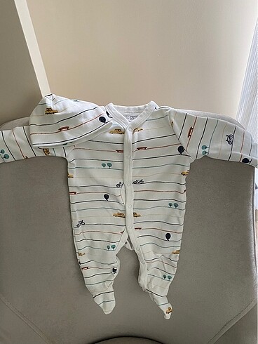 Hello baby ikili çıtçıtlı patikli tulum