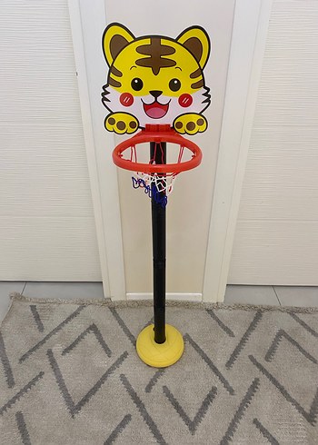 Renkli Kaplan Figürlü Çocuk Basketbol Potası - Görsel 2