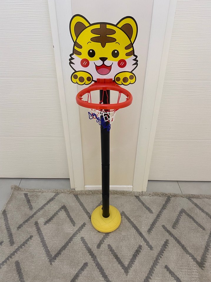 Renkli Kaplan Figürlü Çocuk Basketbol Potası - Görsel 2