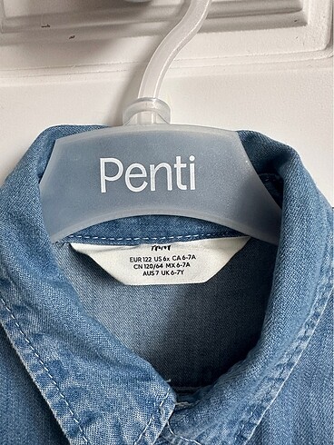 7 Yaş Beden Erkek Çocuk Kot Gömlek #hm H&M