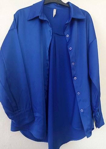 saten Kadın Gömlek - Görsel 5