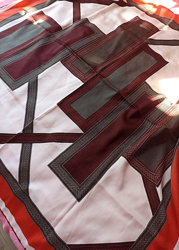 Çiçek Desenli Pastel Renkli Kadın eşarp - Görsel 13