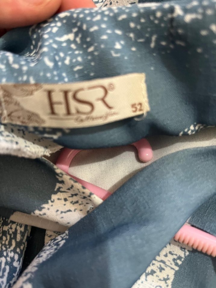 Mavi Beyaz Salaş Bağcıklı Uzun Elbise - Görsel 3