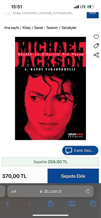 micheal jackson kitap