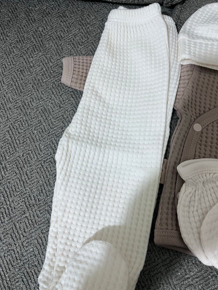 Bohem Tarzı Örme Bebek Erkek Takımı - Görsel 3