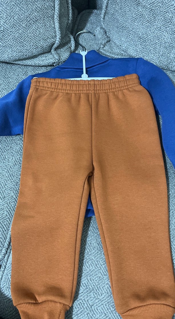 Erkek Çocuk Mavi Sweatshirt Takım - Görsel 4