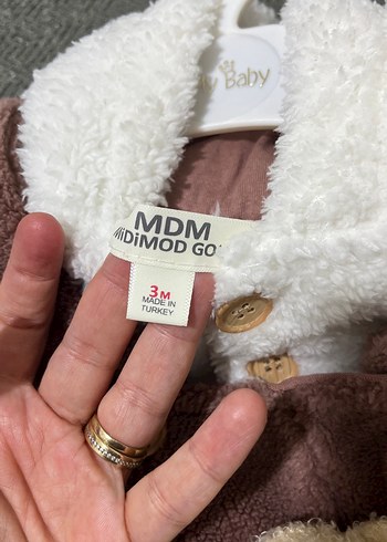 Kahverengi Peluş Bebek Tulumu - Görsel 4