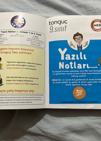 Beden Renk Tonguç 9. Sınıf 2. Dönem Yazılı Notları
