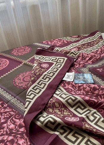 Beden Bordo Desenli Bohem Kadın Şal