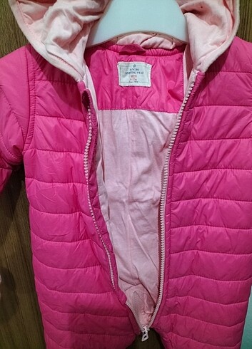 Panço Kız Bebek Tulum Astronot Mont 6-12ay - Görsel 4