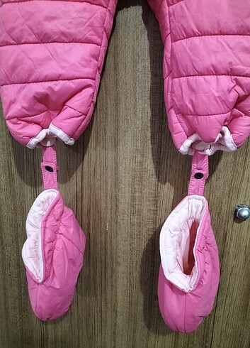 Panço Kız Bebek Tulum Astronot Mont 6-12ay - Görsel 6