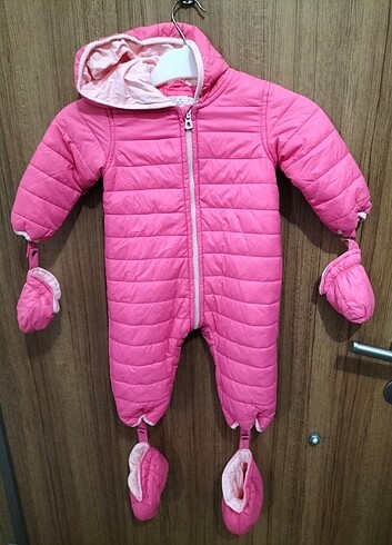 Panço Kız Bebek Tulum Astronot Mont 6-12ay - Görsel 10